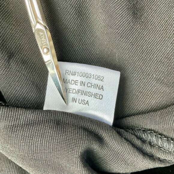 Citron Dress Black Velvet Silk Blend Sleeveless Midi Maxi 52” Bust (~3X) - Picture 6 of 8